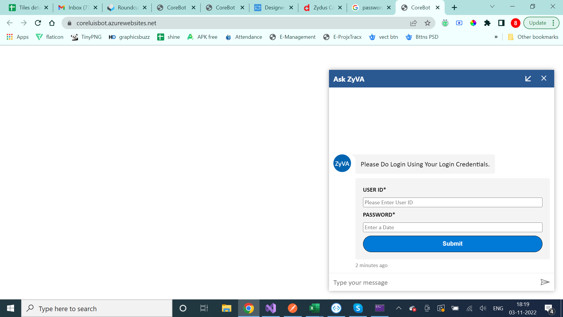 Zydus Chatbot (ZyVA) - 2